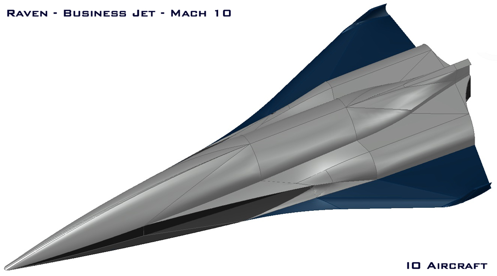 IO Aircraft - Raven Hypersonic Business Jet - Mach 10 Fixed Wing ...